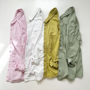 شومیز مانتویی کتان رویال