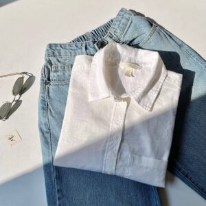 شومیز لینن وارداتی آیلین