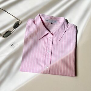 شومیز راهراه صورتی وارداتی Lefties