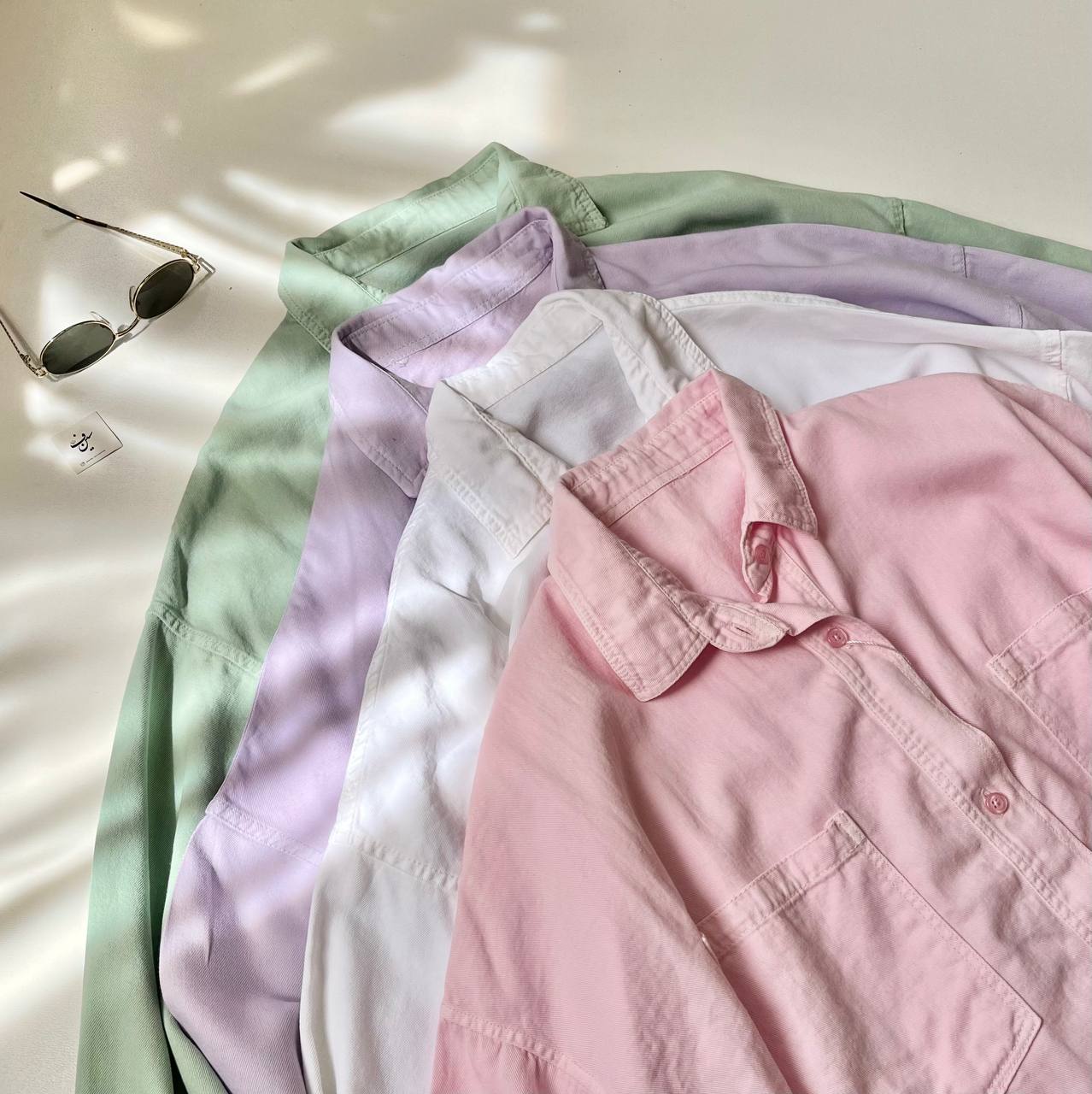 شومیز مانتویی کتان رویال - Image 9