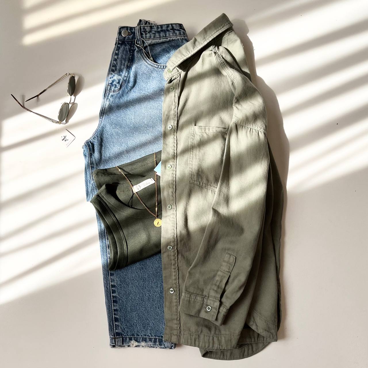 شومیز مانتویی کتان رویال - Image 17