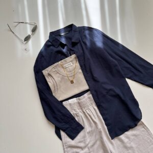 شومیز لینن وارداتی سانی