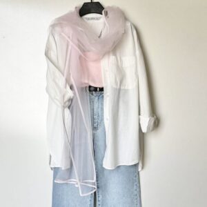 شومیز لینن سفید رویا