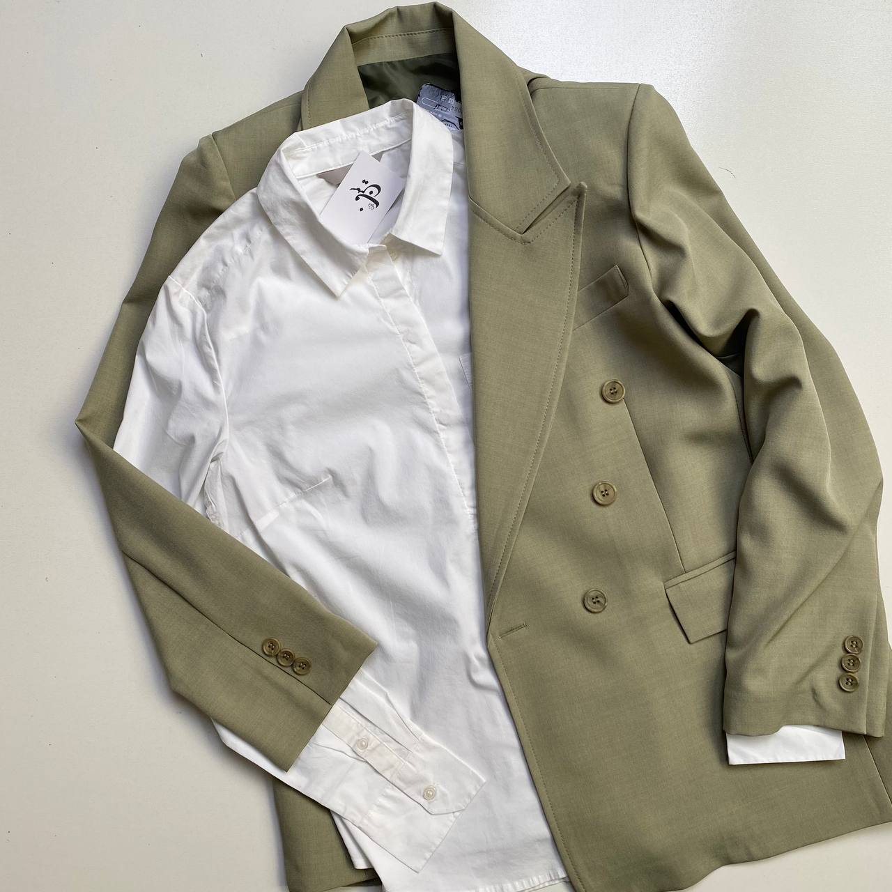 شومیز سفید وارداتی نیلا - Image 3