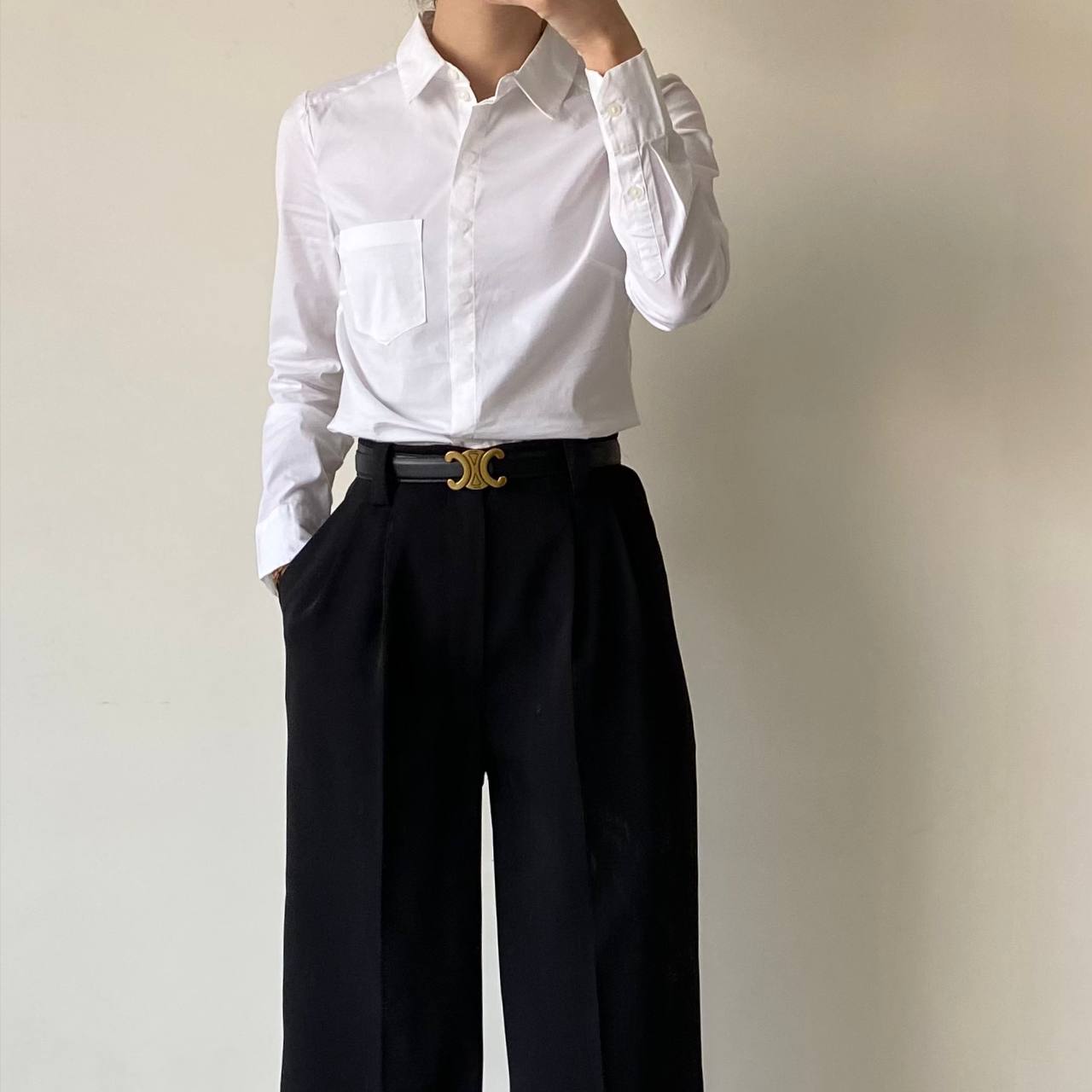 شومیز سفید وارداتی نیلا - Image 2