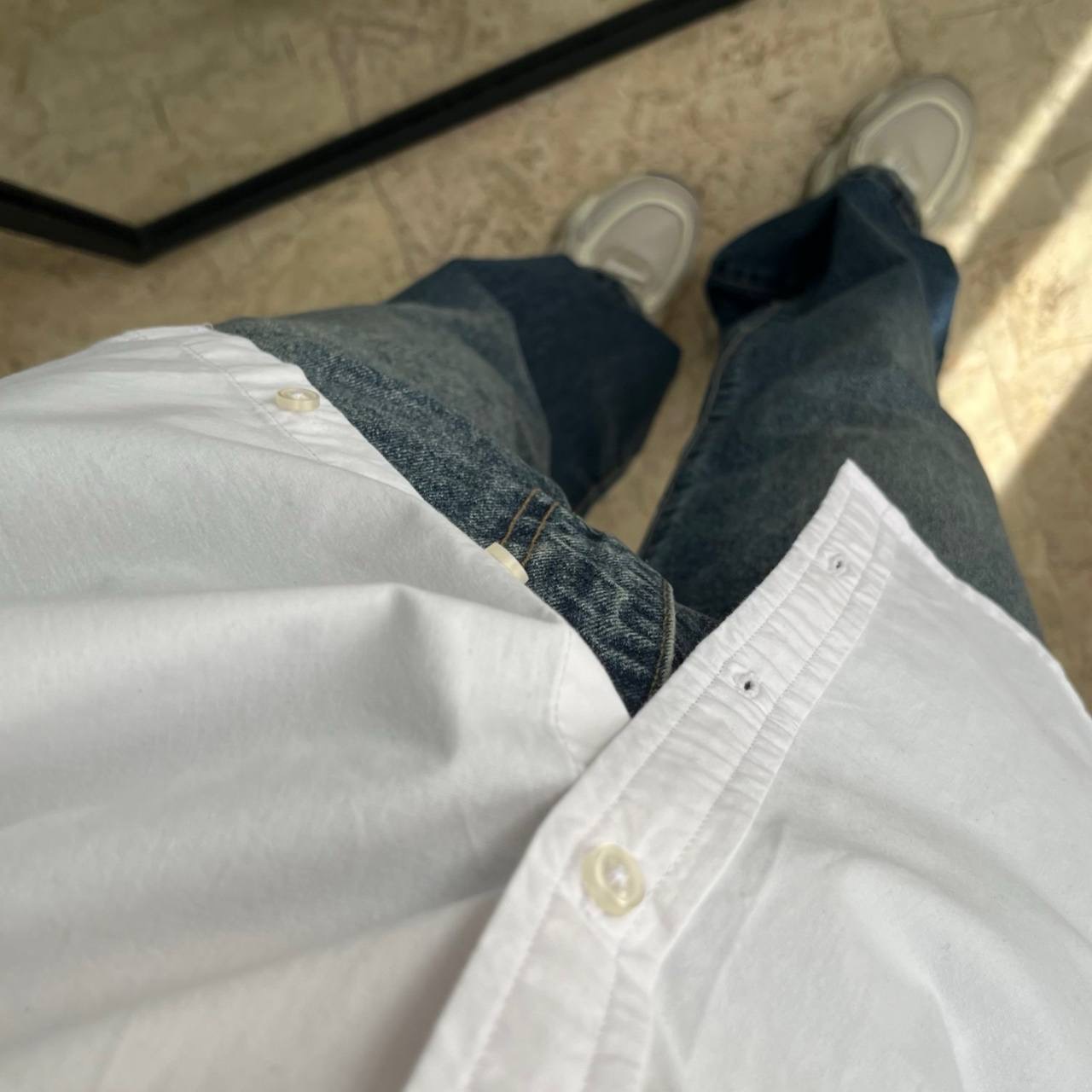 شومیز سفید وارداتی آمازون - Image 3