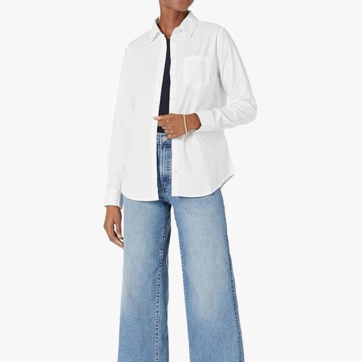 شومیز سفید وارداتی آمازون - Image 7