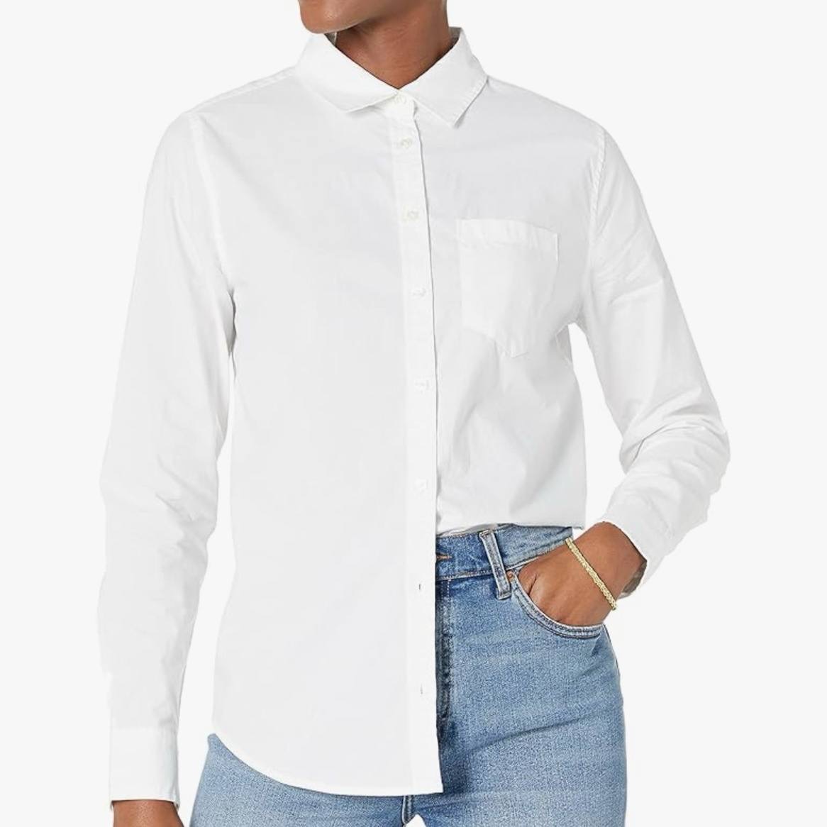 شومیز سفید وارداتی آمازون - Image 10