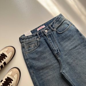 شلوار جین نیم بگ پرتو