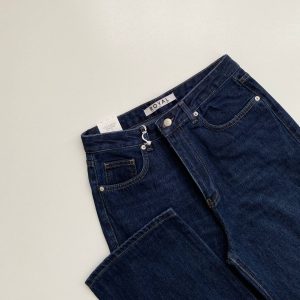 شلوار جین نیم بگ کاوانی