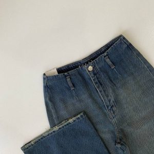 شلوار جین وایدلگ بلند هانا