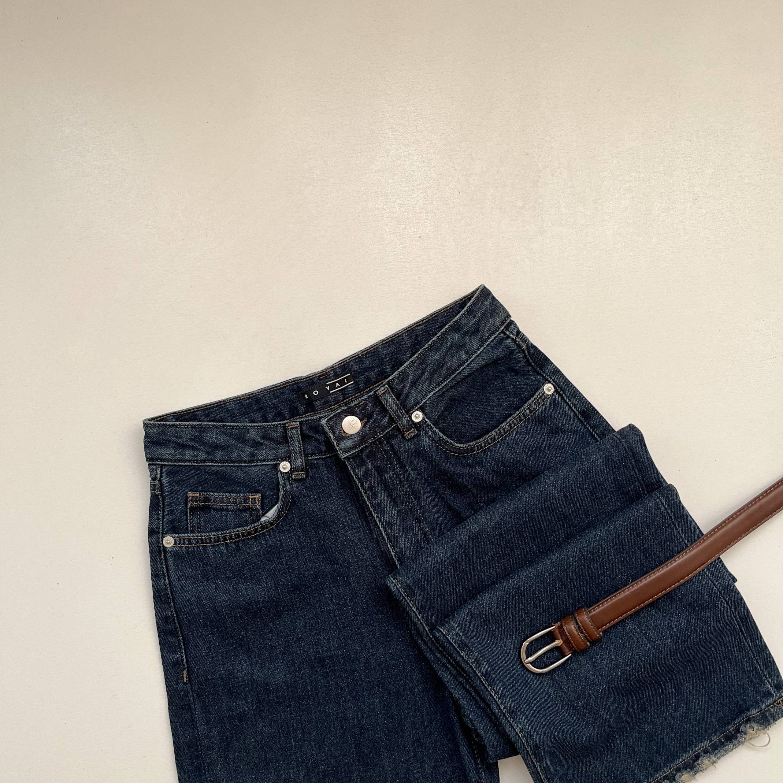 شلوار جین نیم بگ رستا