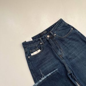 شلوار جین نیم بگ فرین