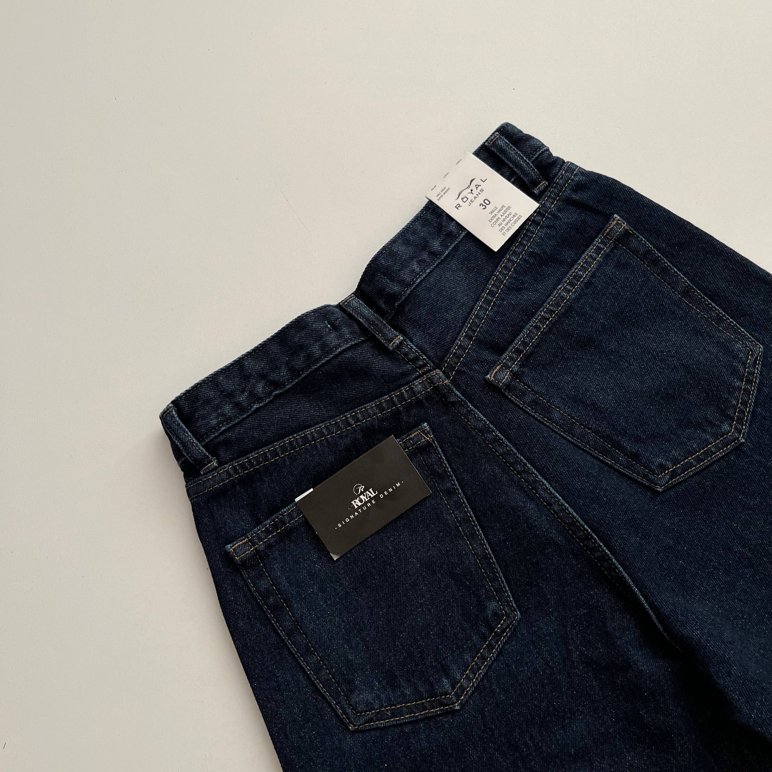 شلوار جین بگ سرمه ای درسا - Image 6