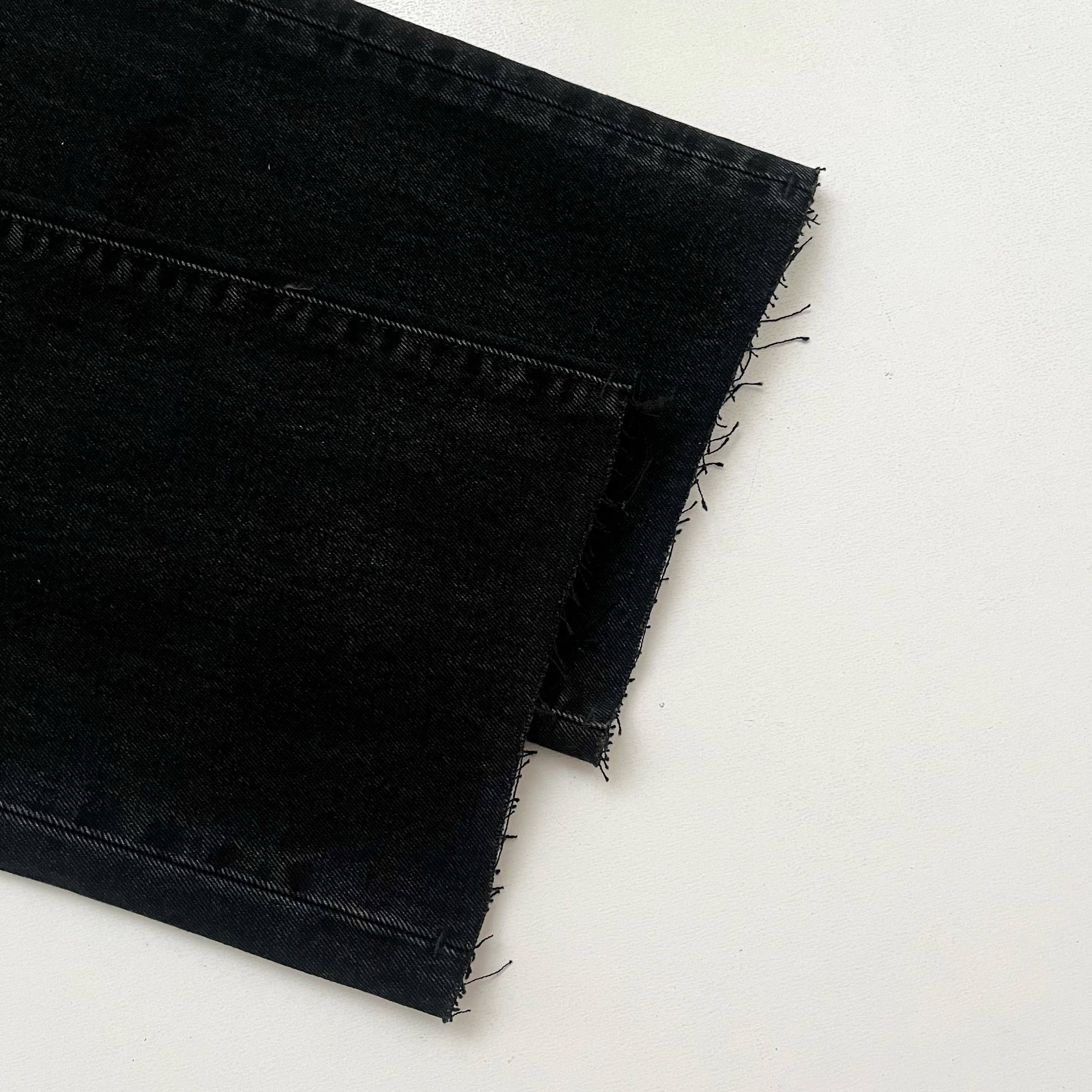 شلوار جین راسته ذغالی جنوا ۵۲ - Image 11