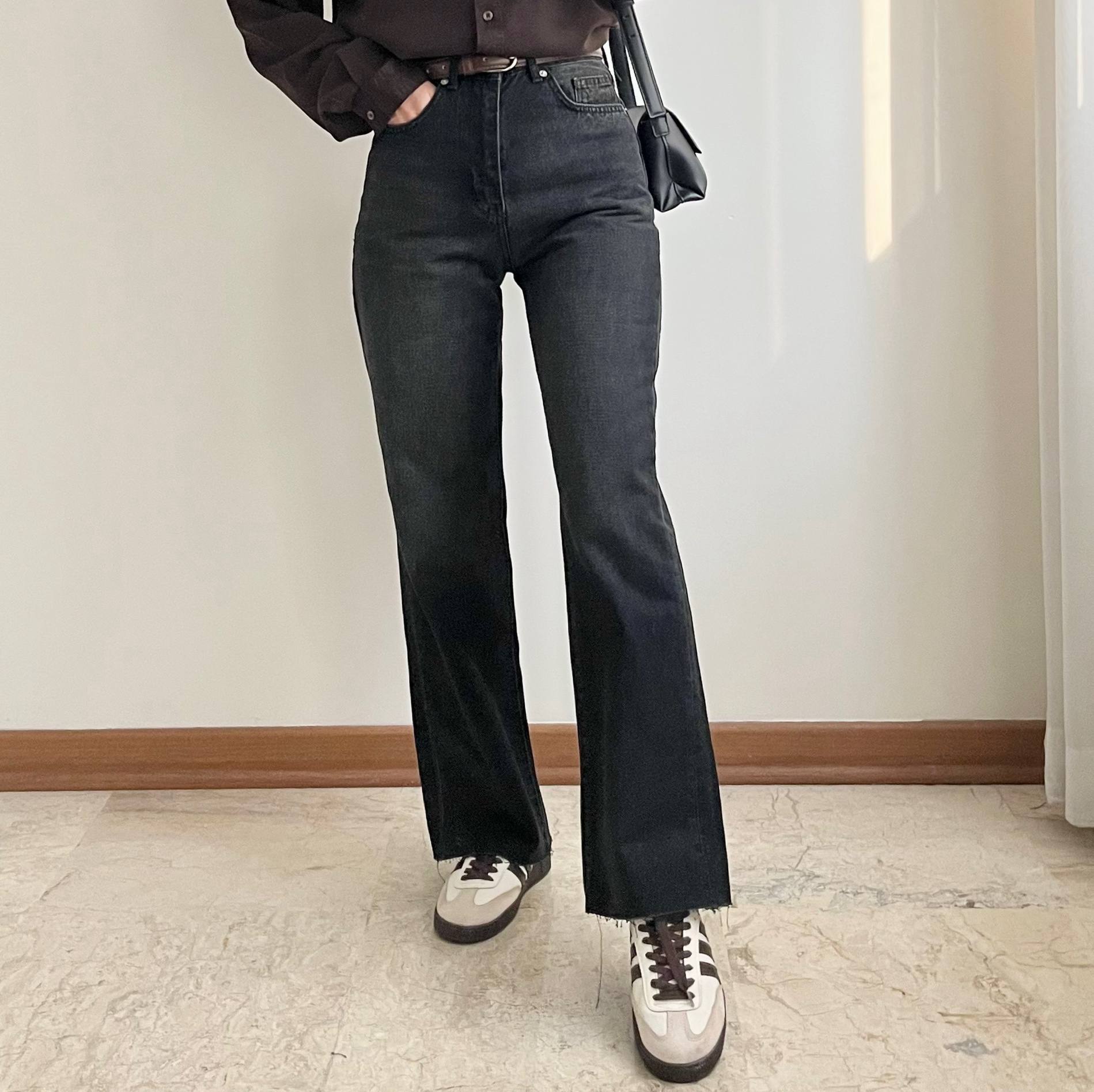 شلوار جین راسته ذغالی جنوا ۵۲ - Image 2