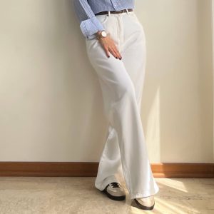 شلوار جین نیم بگ وایت