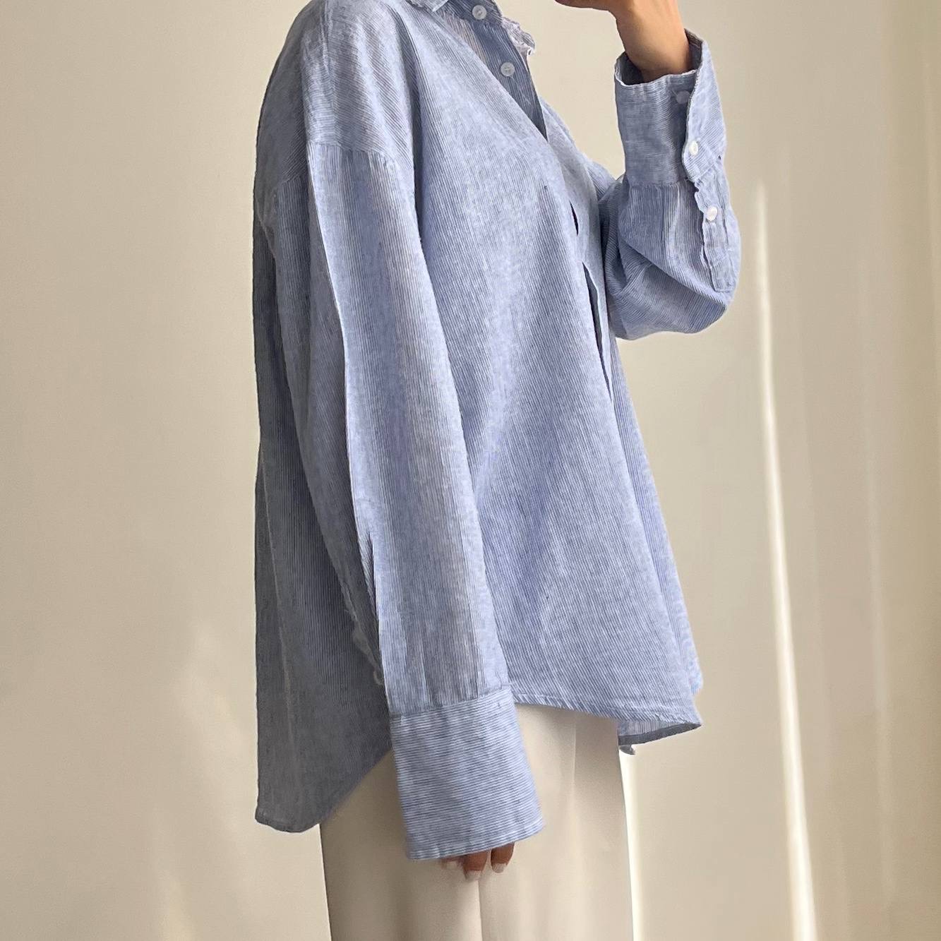 شومیز راهراه بیلیتلی - Image 3